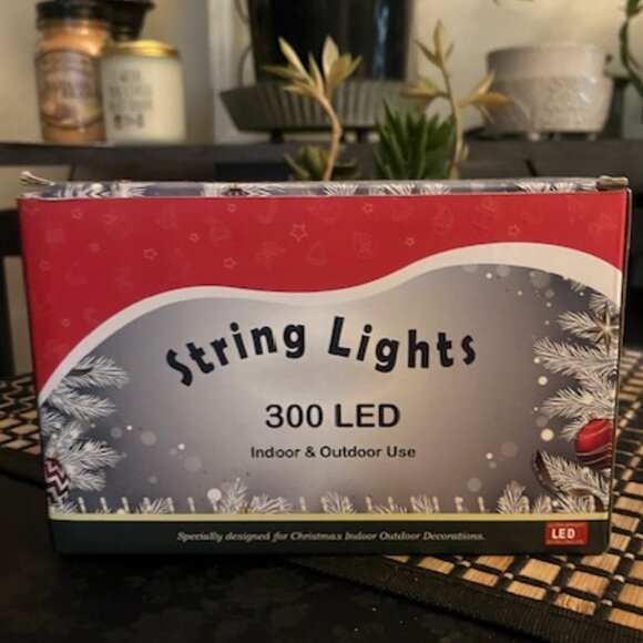 300 LED String Lights (NIB) - Picture 1 of 8